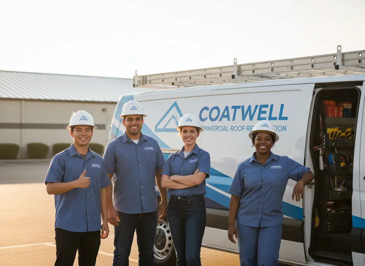 Commercial roof coating company in Mcleod, TX